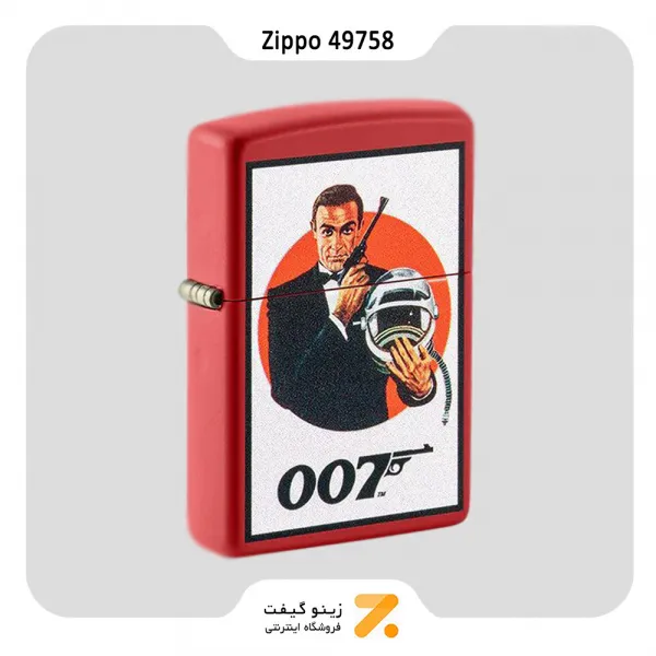 فندک زیپو مدل 49758 طرح جیمزباند-​Zippo Lighter 49758 233 BOND BT ALL