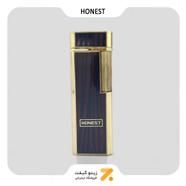 فندک گازی طلایی هانست مدل 2201-18-​Honest Lighter SN-LIHN-2201-18