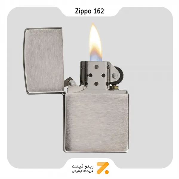 -Zippo Lighter 162 BR CHRM ARMORM HEAVY WALLفندک بنزینی زیپو آرمورکیس مدل 162