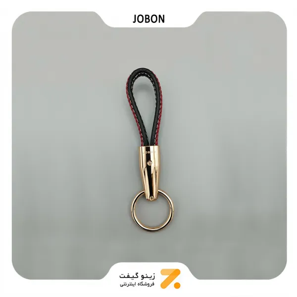 جاکلیدی جوبون با روکش چرم قرمز و مشکی-KEY HOLDER HONEST SN-KCHN-2201-20