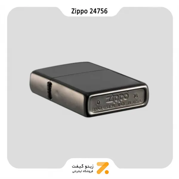فندک بنزینی زیپو بلک آیس مدل 24756-Zippo Lighter ​24756 EBONY
