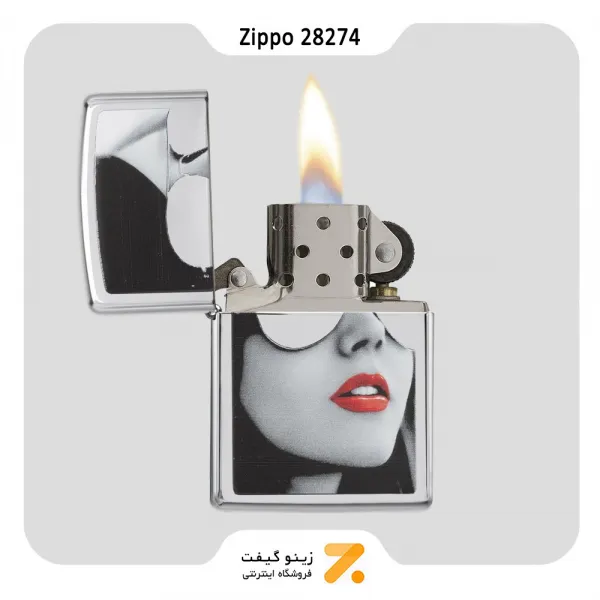 فندک بنزینی زیپو طرح عینک دودی مدل 28274-Zippo Lighter 28274-000009 250 BS SUNGLASSES