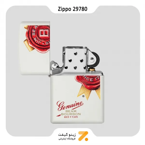 فندک بنزینی زیپو طرح لوگو جیم بیم مدل 29780-Zippo Lighter ​29780 214 JIM BEAM