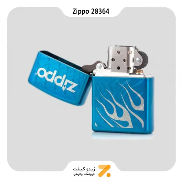 فندک بنزینی زیپو طرح لوگو زیپو مدل 28364-Zippo Lighter ​28364 28341 ZIPPO LOGOS