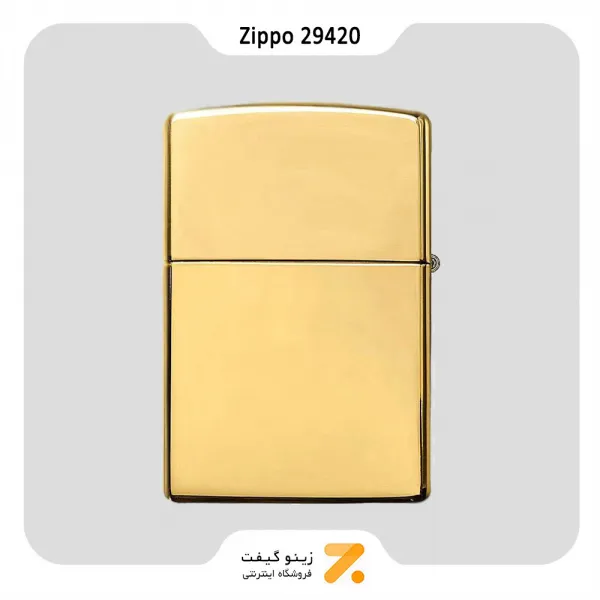 فندک بنزینی زیپو طلایی مدل 29420 طرح نخل-Zippo Lighter ​29420 254B FUZION PALM TREE SUNSET