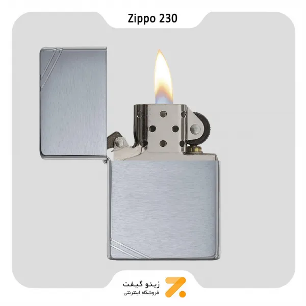 فندک بنزینی زیپو مدل 230-Zippo Lighter 230-VINTAGE