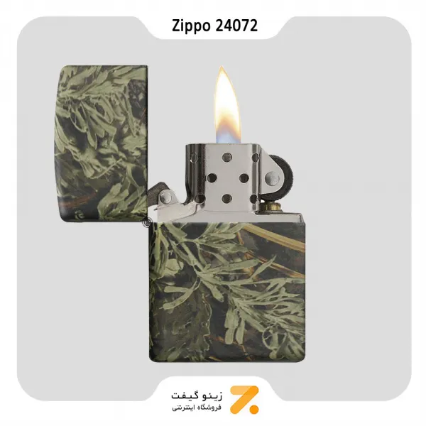 فندک بنزینی زیپو مدل 24072 طرح استتار-Zippo Lighter 24072 REAL TREE-MAX1