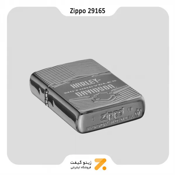 فندک بنزینی زیپو مدل 29165 طرح لوگو هارلی دیویدسون-Zippo Lighter 29165 24095 HARLEY DAVIDSON