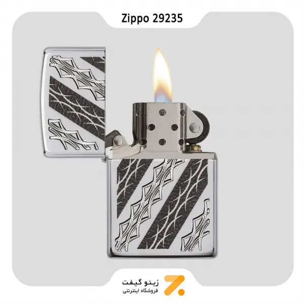 فندک بنزینی زیپو مدل 29235 آرمورکیس-Zippo Lighter 29235 167 TATOO ELEGANCE