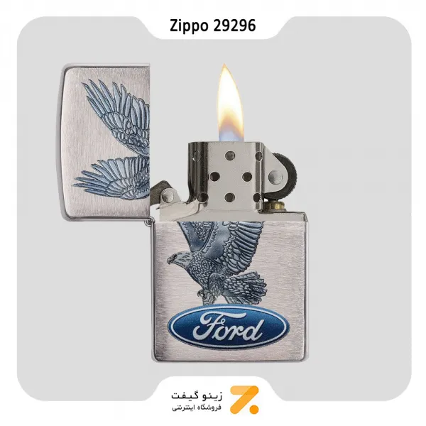 فندک بنزینی زیپو مدل 29296 طرح فورد-Zippo Lighter 29296 200 FORD