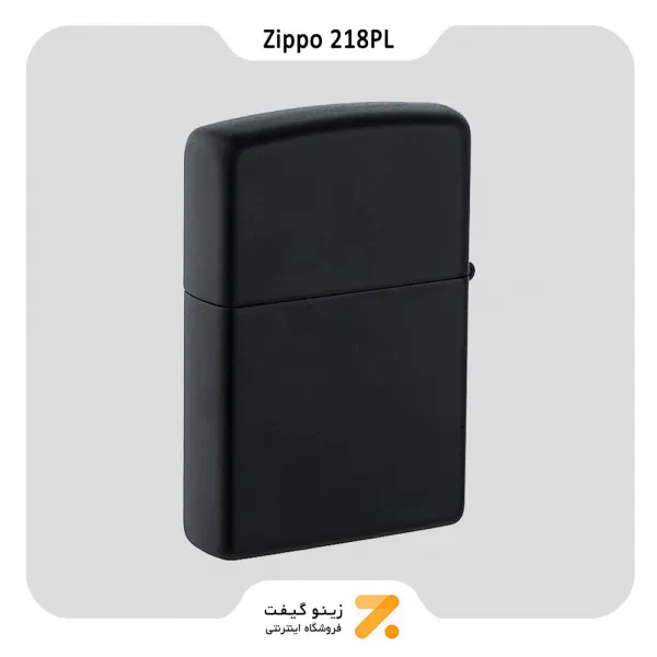 فندک بنزینی زیپو مشکی طرح پیپ مدل 218 پی ال-​Zippo Lighter 218PL-BLACK MATTE PIPE LITR-720060428