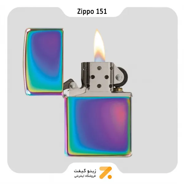 فندک بنزینی زیپو هفت رنگ مدل 151-Zippo Lighter 151-SPECTRUM