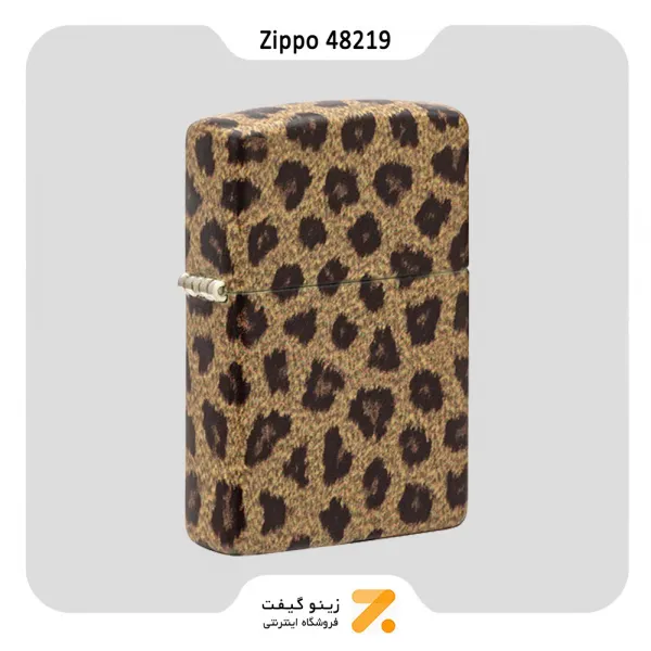 فندک زیپو 540 رنگ مدل 48219 طرح پوست پلنگ-​Zippo Lighter 48219 Leopard Print Design