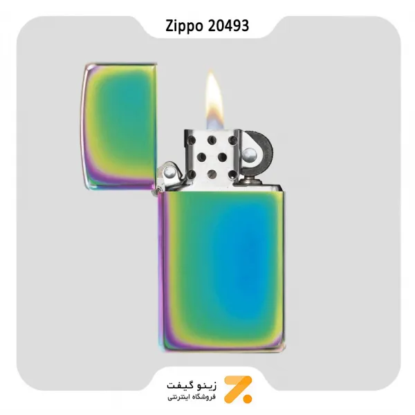 فندک زیپو اسلیم هفت رنگ مدل 20493-Zippo Lighter 20493 - SLIM SPECTRUM