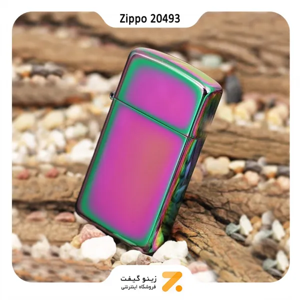 فندک زیپو اسلیم هفت رنگ مدل 20493-Zippo Lighter 20493 - SLIM SPECTRUM