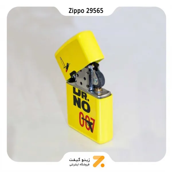 فندک زیپو زرد طرح جمیزباند مدل 29565-Zippo Lighter 29565 24839 JAMES BOND