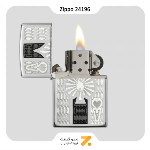 فندک زیپو طرح آس پیک مدل 24196-Zippo Lighter 24196 250 ZIPPO ACE