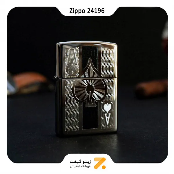 فندک زیپو طرح آس پیک مدل 24196-Zippo Lighter 24196 250 ZIPPO ACE