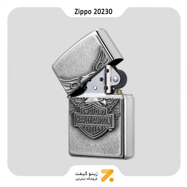 فندک زیپو طرح برجسته عقاب هارلی دیویدسون مدل 20230-​Zippo ​20230 207 H-D IRON EAGLE
