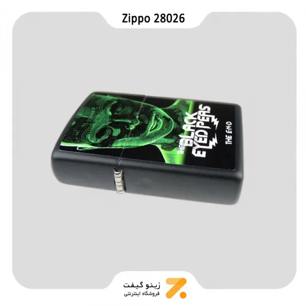 فندک زیپو طرح گروه بلک آید پیز مدل 28026-Zippo Lighter 28026 218-BLACK EYED PEAS 28026