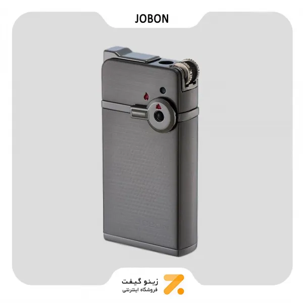 فندک گازی جوبون دودی مدل متال بوتان دو شعله-Jobon Lighter SN-LIJB-2202-24