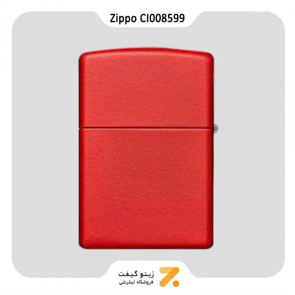 فندک  بنزینی زیپو قرمز طرح قوطی سوخت زیپو مدل سی آی 008599-Zippo Lighter 233 CI008599 PLANETA FUEL CANS