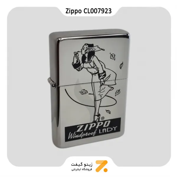 فندک بنزینی زیپو طرح لیدی مدل سی ال 007932-Zippo Lighter ​260 CL007932 PLANTEA WINDY ZIPPO L