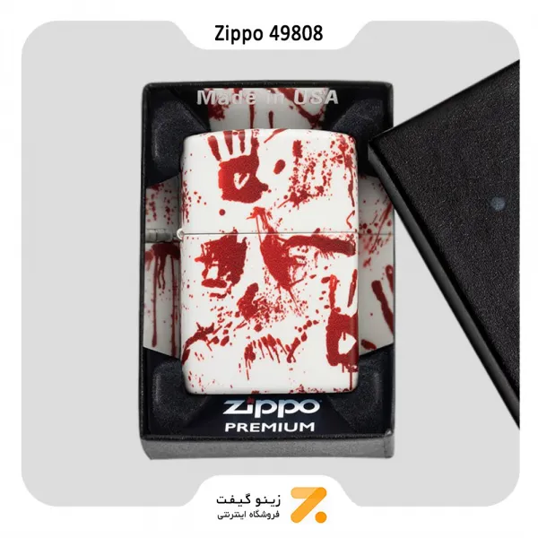 فندک زیپو 540 رنگ طرح دست خونی مدل 49808-Zippo Lighter 49808 49352 Bloody Hand Design
