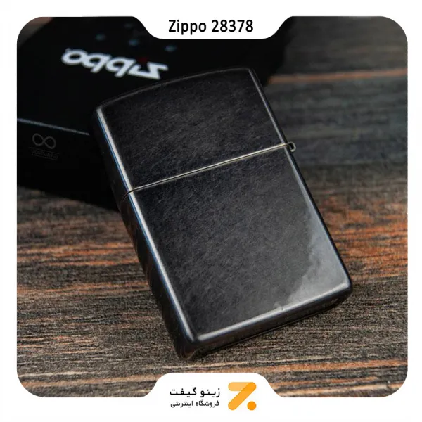 فندک زیپو خاکستری تیره مدل 28378-Zippo Lighter 28378 REG GRAY DUSK MT LTR