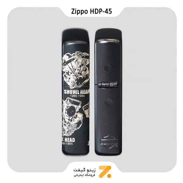 فندک زیپو طرح تاریخچه موتورهای هارلی دیویدسون مدل اچ دی پی-45-Zippo Lighter Harley Davidson/​HDP-45