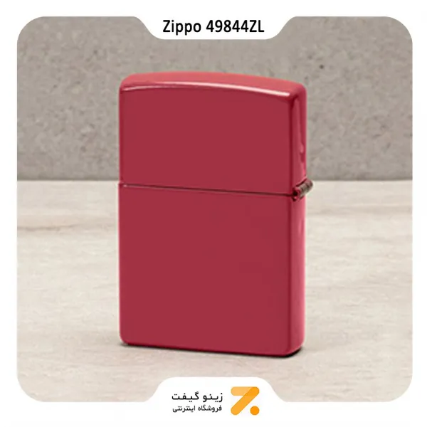 فندک زیپو طرح قرمز آجری مدل 49844 زد ال-​​Zippo Lighter 49844ZL RED BRICK ZIPPO LOGO