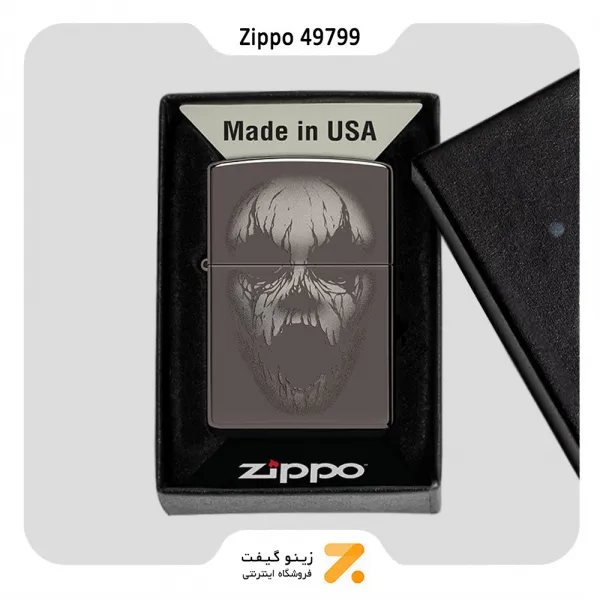 فندک زیپو مدل 49799 طرح جیغ-​Zippo Lighter 49799 150 SCREAMING MONSTER DESIG-1