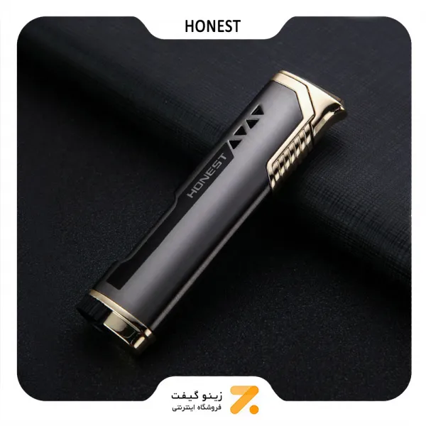 فندک گازی دودی هانست مدل 2201-33-Honest Lighter SN-LIHN-2201-33