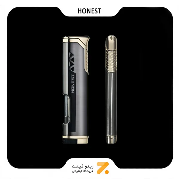 فندک گازی دودی هانست مدل 2201-33-Honest Lighter SN-LIHN-2201-33