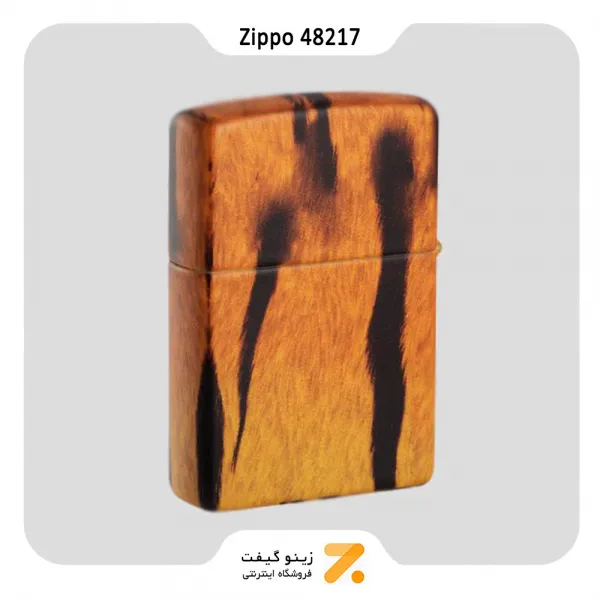 فندک زیپو 540 رنگ مدل 48217 طرح پوست ببر-Zippo Lighter 48217 Tiger Print Designs