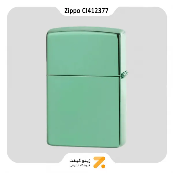 فندک زیپو سبز مدل سی آی 412377 طرح زمین سبز-Zippo Lighter 28129 CI412377 SAVE THE PLANET DESIG