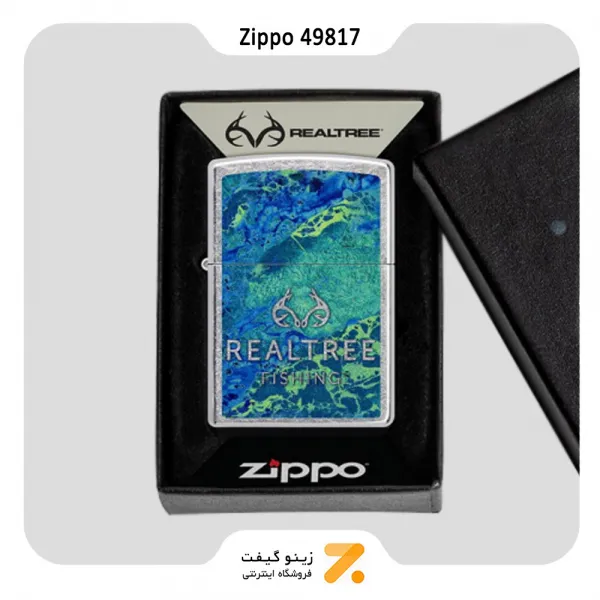 فندک زیپو مدل 49817 طرح لوگو ریل تری-Zippo Lighter 49817 207 REALTREE WAV3