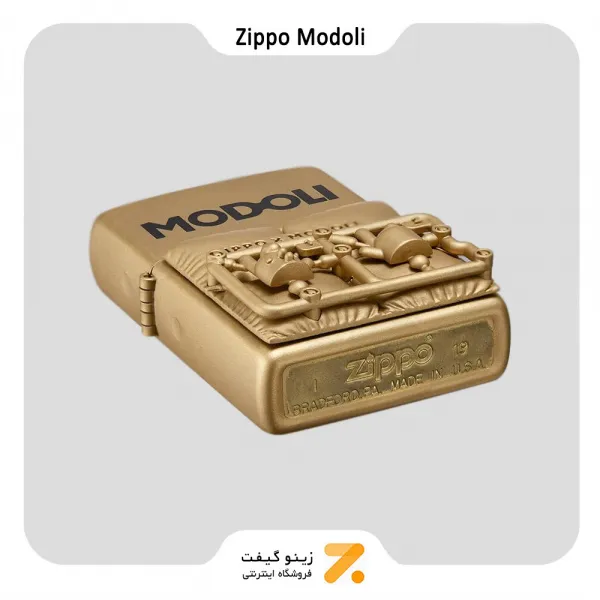 فندک زیپو مودولی طلایی لیمیتد ادیشن-​Zippo Lighter GOLDEN MODOLI