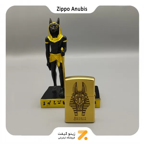 فندک زیپو کاستوم طرح آنوبیس-​Zippo Lighter Anubis Design