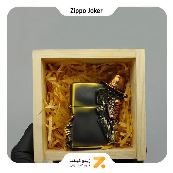فندک زیپو کاستوم طرح جوکر-​​Zippo Lighter Joker Design