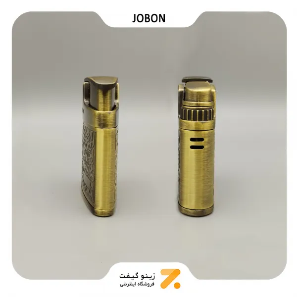 فندک گازی جوبون طلایی مدل 2202-4-​Jobon Lighter SN-LIJB-2202-4
