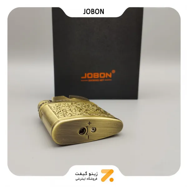فندک گازی جوبون طلایی مدل 2202-4-​Jobon Lighter SN-LIJB-2202-4